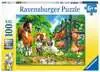 Zvířata spolu 100 dílků 2D Puzzle;Dětské puzzle - Ravensburger