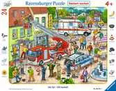 Hasiči a policisté 24 dílků 2D Puzzle;Dětské puzzle - Ravensburger