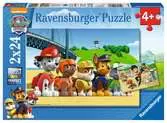Tlapková Patrola: Stateční psi  2x24 dílků 2D Puzzle;Dětské puzzle - Ravensburger