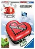 Heart - Minecraft 3D Puzzle;Organizador - Ravensburger