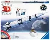 Vesmírná raketa Saturn V 432 dílků 3D Puzzle;3D Puzzle Vozidla - Ravensburger