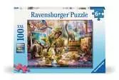 Dinosauří útěk 100 dílků 2D Puzzle;Dětské puzzle - Ravensburger