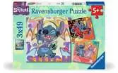 Disney: Stitch 3x49 dílků 2D Puzzle;Dětské puzzle - Ravensburger