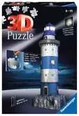 Maják v příboji (Noční edice) 216 dílků 3D Puzzle;3D Puzzle Budovy - Ravensburger