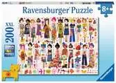 Květinové motivy 200 dílků 2D Puzzle;Dětské puzzle - Ravensburger