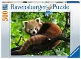 Panda červená 500 dílků 2D Puzzle;Puzzle pro dospělé - Ravensburger