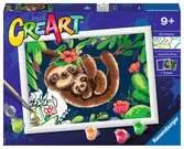 CreArt Roztomilí lenochodi Kreativní a výtvarné hračky;CreArt Malování pro děti - Ravensburger