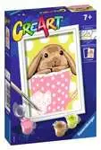 CreArt Roztomilý králík v hrnečku Kreativní a výtvarné hračky;CreArt Malování pro děti - Ravensburger