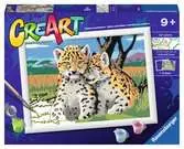 CreArt Serie D Classic - Cuccioli di leopardo Giochi Creativi;CreArt Bambini - Ravensburger