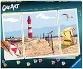 CreArt Serie Premium Trittico - Spiaggia del nord Giochi Creativi;CreArt Adulti - Ravensburger
