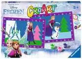 CreArt Serie Junior: 3 x Frozen Juegos Creativos;CreArt Niños - Ravensburger