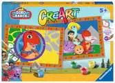 CreArt Serie Junior: 2 x Dino Ranch Juegos Creativos;CreArt Niños - Ravensburger