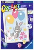CreArt Serie E Classic - Conejo con globos Juegos Creativos;CreArt Niños - Ravensburger