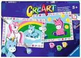 CreArt Serie Junior: 2 x Divertidos unicornios Juegos Creativos;CreArt Niños - Ravensburger