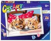 CreArt Serie D Classic - Gattini sul cuscino Giochi Creativi;CreArt Bambini - Ravensburger