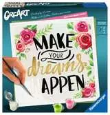 CreArt Make your dreams happen Kreativní a výtvarné hračky;CreArt Malování pro dospělé - Ravensburger