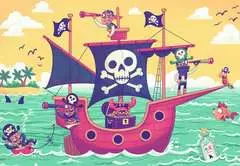Puzzle & Play Piráti a země na dohled 2x24 dílků - obrázek 2 - Klikněte pro zvětšení