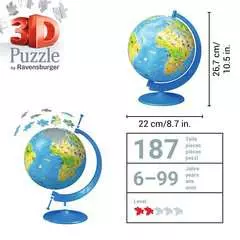 Puzzle-Ball Dětský Globus (anglický) 180 dílků - obrázek 6 - Klikněte pro zvětšení