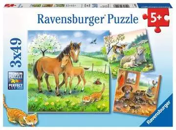 Čas na objetí 3x49 dílků 2D Puzzle;Dětské puzzle - obrázek 1 - Ravensburger