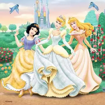 Disney Princezny 3x49 dílků 2D Puzzle;Dětské puzzle - obrázek 3 - Ravensburger