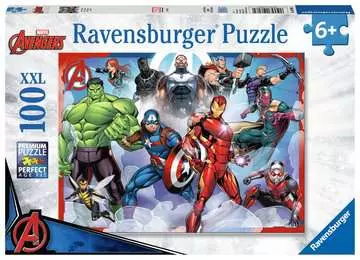 Disney Marvel Avengers 100 dílků 2D Puzzle;Dětské puzzle - obrázek 1 - Ravensburger