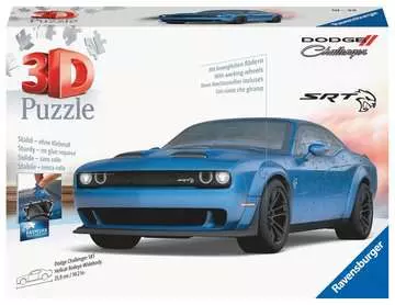 Dodge Challenger Hellcat Blu 3D Puzzle;Vehículos - imagen 1 - Ravensburger