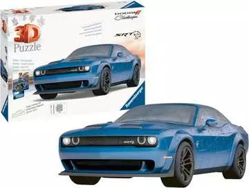 Dodge Challenger Hellcat Blu 3D Puzzle;Vehículos - imagen 3 - Ravensburger