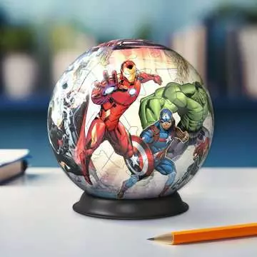 Puzzle-Ball Marvel: Avengers 72 dílků 3D Puzzle;3D Puzzle-Balls - obrázek 6 - Ravensburger
