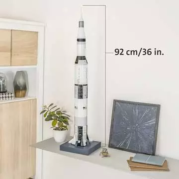 Apollo Saturn V Rocket 3D Puzzle;Puzzle-Ball - imagen 7 - Ravensburger