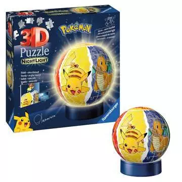 Pokémon met verlichting 3D puzzels;3D Puzzle Ball - image 3 - Ravensburger