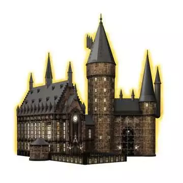 Hogwarts Castle – The Great Hall – Night Edition 3D Puzzle;Edificios - imagen 2 - Ravensburger