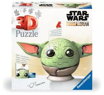 Grogu - con orejas 3D Puzzle;Puzzle-Ball - imagen 1 - Ravensburger