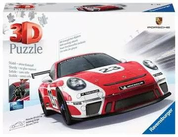 Porsche 911 GT3 Cup Salzburg 3D Puzzle;Vehículos - imagen 1 - Ravensburger