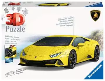 Lamborghini Huracán EVO amarillo 3D Puzzle;Vehículos - imagen 1 - Ravensburger