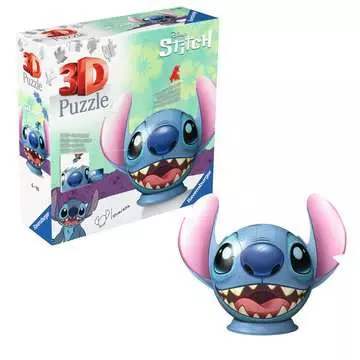 Puzzle-Ball Disney: Stitch s ušima 72 dílků 3D Puzzle;3D Puzzle-Balls - obrázek 5 - Ravensburger