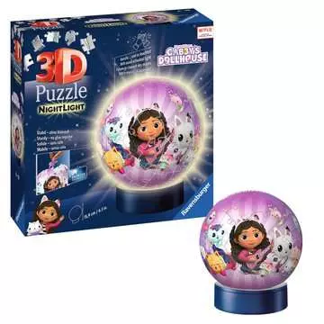 Nightlamp Gabby s Dollhouse 3D Puzzle;Lámpara de Noche - imagen 3 - Ravensburger