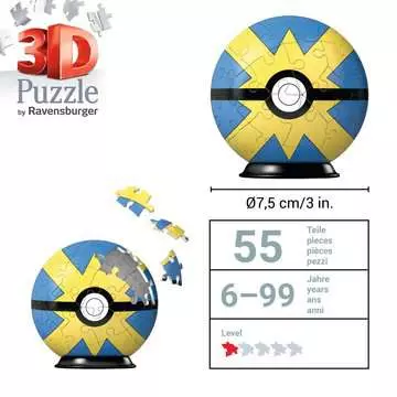 Pokémon Quick Ball 3D puzzels;3D Puzzle Ball - image 5 - Ravensburger