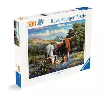 Loving Longhorns Puzzels;Puzzels voor volwassenen - image 1 - Ravensburger