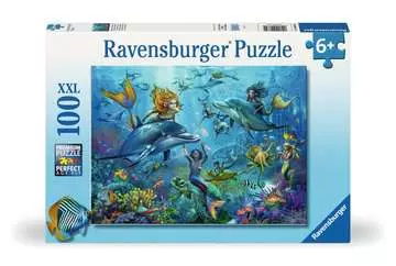 Dobrodružství mořských panen 100 dílků 2D Puzzle;Dětské puzzle - obrázek 1 - Ravensburger