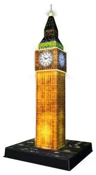 Big Ben Night Edition 3D Puzzle;Edificios - imagen 2 - Ravensburger