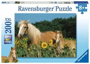 Koňské štěstí 200 dílků 2D Puzzle;Dětské puzzle - obrázek 1 - Ravensburger