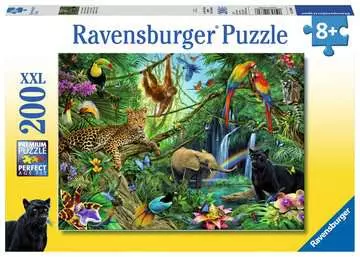 Džungle 200 dílků 2D Puzzle;Dětské puzzle - obrázek 1 - Ravensburger