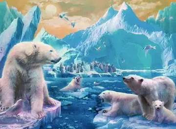 Polární medvědi 300 dílků 2D Puzzle;Dětské puzzle - obrázek 2 - Ravensburger