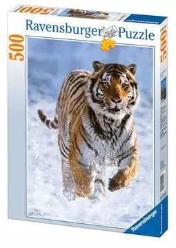 Tygr na sněhu 500 dílků 2D Puzzle;Puzzle pro dospělé - obrázek 1 - Ravensburger