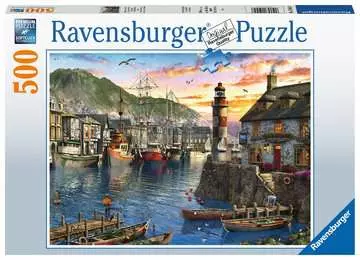 Východ slunce v přístavu 500 dílků 2D Puzzle;Puzzle pro dospělé - obrázek 1 - Ravensburger