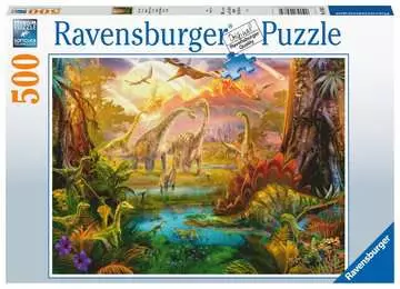 Dinoland 500 dílků 2D Puzzle;Puzzle pro dospělé - obrázek 1 - Ravensburger