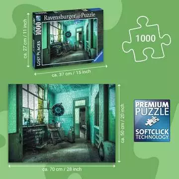 Ztracená místa: Blázinec 1000 dílků 2D Puzzle;Puzzle pro dospělé - obrázek 4 - Ravensburger
