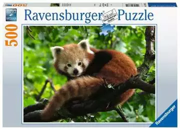 Panda červená 500 dílků 2D Puzzle;Puzzle pro dospělé - obrázek 1 - Ravensburger