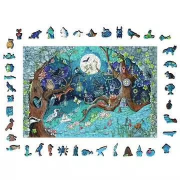 Dřevěné puzzle Kouzelný les 500 dílků 2D Puzzle;Puzzle pro dospělé - obrázek 3 - Ravensburger