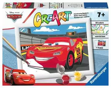 CreArt Disney: Auta: Blesk McQueen Kreativní a výtvarné hračky;CreArt Malování pro děti - obrázek 1 - Ravensburger